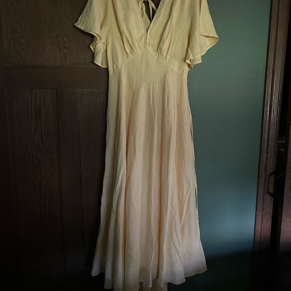 Aulielude Yellow Athena Dress